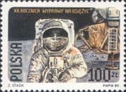 Poland 1989 Space/ Astronaut/ Moon/ Apollo 11 20th Anniversary 1v (n23477)
