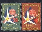 Portugal 1958 EXPO / Exhibition / Commerce / Emblem / Animation 2v set (n37344)