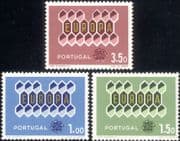 Portugal 1962 Europa/ Honeycomb/ Animation/ Design 3v set (ex1051)