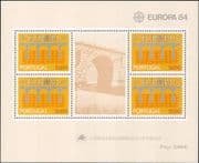 Portugal 1984 Europa/ CEPT/ Bridges Emblem/ Animation 4 x 1v m/s (b2420a)