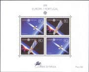 Portugal 1991 Europa/ Space/ Communications Satellites/ Telecomms/ Transport 4v m/s (n21596c)
