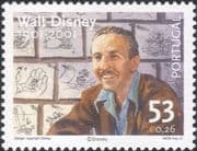 Portugal 2001 Walt Disney/ Film/ Cinema/ Cartoons/ Animation/ People 1v (b4165)