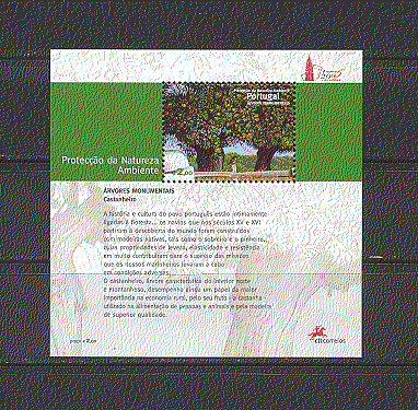Portugal 2005 Trees / Birds / Nature / Plants 1v m / s (n18343)