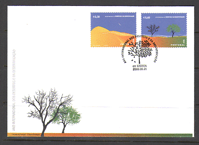 Portugal 2006 Deserts / TREES FDC ref:n16009