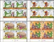 Redonda 1985 Dragon/ Disney/ Grimm Brothers/ Fairy Tales/Cartoons/Animation 4v set c/b (b6301xa)