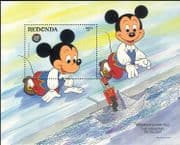 Redonda 1986 Disney/ Christmas/ Andersen/ Tin Soldier/ Boat/ Cartoons/ Animation 1v m/s (n12016)