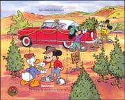 Redonda 1989 Disney/ Christmas Greetings/Trees/ Cars/ Mickey/ Donald/ Cartoons 1v m/s (n22681a)