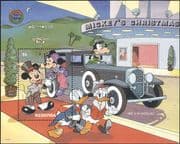 Redonda 1990 Disney/ Christmas/ Greetings/ Cars/ Mickey/ Cartoons/ Transport 1v m/s (b6724e)