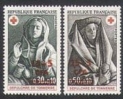 Reunion 1973 Red Cross / Medical / Welfare / Women 2v set (n34776)