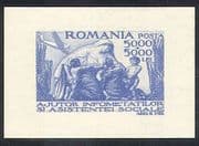 Romania 1947 Relief Fund / Welfare / Plane / Health / Children impf m / s (n32529)