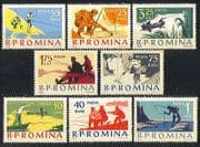 Romania 1962 Fishing / Sports / Fish / Angling 8v set (n32606)