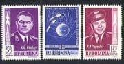 Romania 1962 Space Flight / Vostok / Astronauts / Rockets 3v set (n32524)