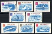 Romania 1962 Sports / Sailing / Boats / Rowing / Yachting / Canoeing 8v set impf (n32605)