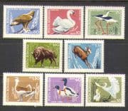 Romania 1968 Birds/ Nature/ Eagle/ Swan/ Bison/ Deer/ Wildlife/ Animals 8v set (n25636)