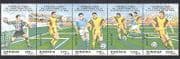 Romania 1996 Football / Sports / Games / Soccer / Animation 5v s-t stp (n34146)