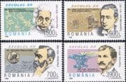 Romania 1998 Science/ Technology/ Einstein/ Marconi/ Nobel/ Radio 4v set (n17672b)