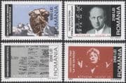 Romania 2000 Fermi/ Piaf/ UN/ Edmund Hilary/ Nuclear Science/ Mountains/ Music/ 4v set (n45971)