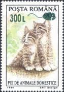 Romania 2001 Cats/ Kittens/ Pets/ Domestic Animals/ Nature 1v SURCHARGE (s3982p)