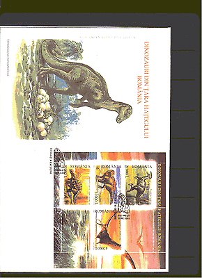 Romania 2005 Prehistoric / DINOSAURS m / s FDC n15202