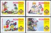 Romania 2005 Scouts/ Scouting/ Guides/ Camp Fire/ Rock Climbing/ Map 4v set (n18323a)
