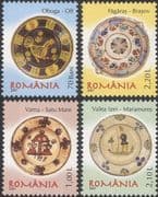 Romania 2007 Romanian Pottery/ Ceramics/ Art/ Craft/ Plates 4v set (n16425d)