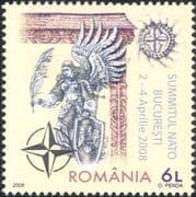 Romania 2008 Nato Summit/ People/ Military Organizations 1v (silver emblem) (n16425j)