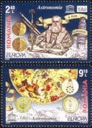 Romania 2009 Europa/ Astronomy/ Galileo/ Space/ Telescopes/ People 2v set (n44682)