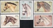 Romania 2010 Horses/ Domestic Animals/ Nature/ Transport/ Sport 5v set (n46123)