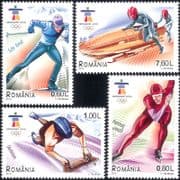 Romania 2010 Winter Olympic Games/ Olympics/ Sports/ Skiing/ Luge 4v set (n16425m)