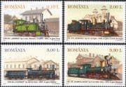 Romania 2011 Steam Engines/ Trains/ Rail/ Railways/ Locomotives/ Transport 4v set (s1912g)