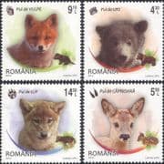 Romania 2012 Bear/ Fox/ Wolf/ Deer/ Fawn/ Young Animals/ Nature/ Wildlife 4v set (n46118)