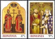 Romania 2013 Emperor Constantine/ Edict of Milan/ People/ Religion/ Christianity 2v set (n16425n)