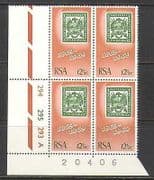 RSA 1969 Stamp-on-Stamp / Post / Mail 100th "A" c / b n23367