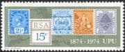 RSA 1974 UPU 100th Anniversary/ Universal Postal Union/ Communication/ Stamp-on-Stamp/ S-on-S 1v (n44594)
