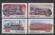 RSA 1983 Railway / Trains / Steam / Transport 4v set (n23797)