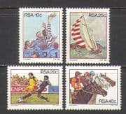 RSA 1983 Rugby / Football / Sailing / Horses / Racing / Sports / Games / Soccer 4v set n23363