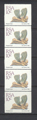 RSA 1988 Cacti / Succulents 10c coil strip (n19667)