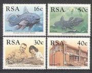 RSA 1989 Coelacanth / Fish / Marine / Nature 4v set (n26864)