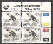 RSA 1993 Birds / Penguin / Nature / Wildlife (1995 rprnt) 1v c / b (za10007)