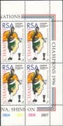 RSA 1996 Africa Cup of Nations/ Football/ Sports/ Soccer 4 x 1v c/b (n17245)