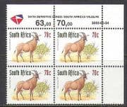 RSA 1998 Antelope / Animals / Nature / Wildlife rdrw 2000 rpnt 1v c / b (za10065)