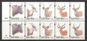 RSA 1998 Antelope / Animals / Wildlife 10v bklt pane n21448