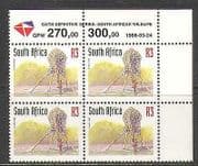 RSA 1998 Giraffe / Animals / Nature / Wildlife rdrw 1v c / b (za10074)