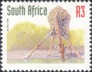 RSA 1998 Giraffe/ Animals/ Nature/ Wildlife redrawn 1v (za10074a)