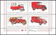 RSA 1999 UPU 125th/ Van/ Truck/ Motoring/ Transport/ Postal/ Vehicles 4v blk (s2600)