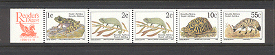 RSA Reader's Digest Frog / Tortoise / Lizard Imperf (b2778c