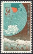 RSA/South Africa 1959 SANAE/ Antarctic/ Map/ Polar Expedition 1v (n43453)