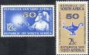 RSA/South Africa 1964 Nurses/ Nursing Association/ Health/ Medical/ Welfare 2v set (n23378)