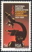 RSA/South Africa 1981 Cancer Association/ Medical/ Health/ Welfare/ Microscope 1v (n43984)