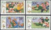 RSA / South Africa 1989 South African Rugby Board 100th/ Sports/ Games 4v set (n19262)